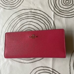 Coach leather wallet